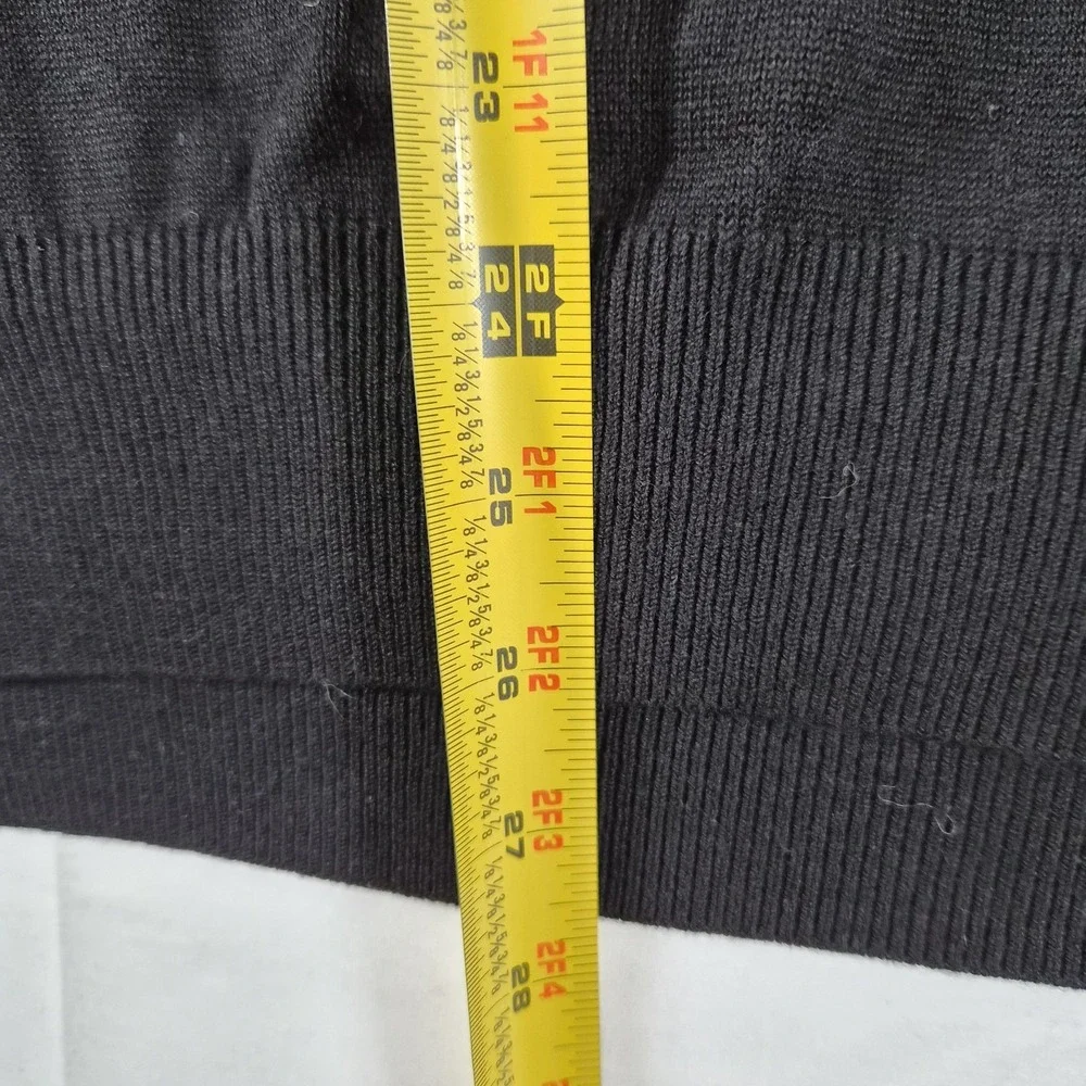 Vintage‎ Inspired Coogi Style Sweater L Black Gray Textured Knit 90s Streetwear